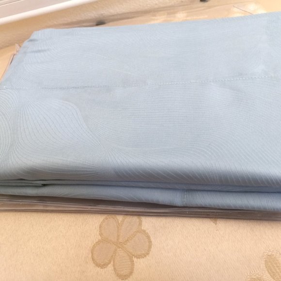 FRETTE Standard SHAM 1x Mathivet Light BLUE 20"x28" 100% Cotton Portugal NEW - Picture 7 of 8